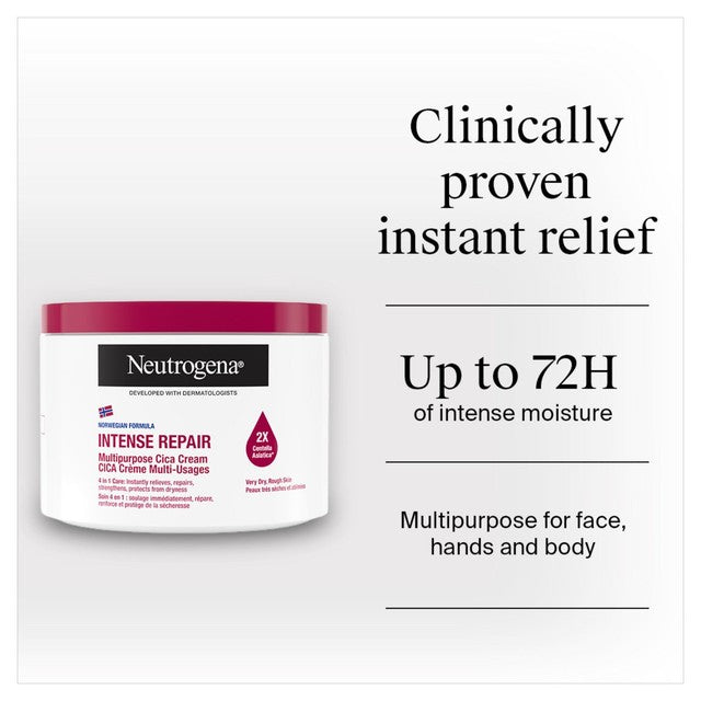 Neutrogena Intense Repair Cica Cream 400ml - British product