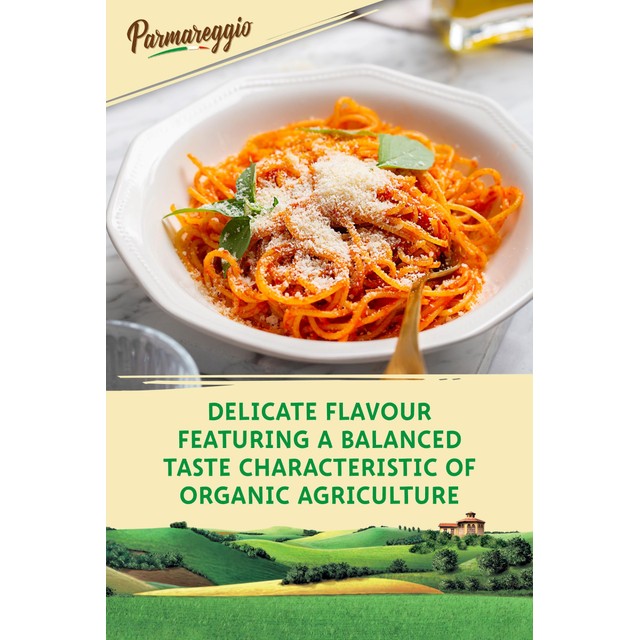 Parmareggio organic grated Parmigiano Reggiano cheese 50g, imported from the UK