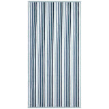 M&S M&S Pure Cotton Striped Towel Bath Towel Blue 550 GSM- Buy online at McGrocer