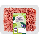 Ocado lamb mince 10% fat 250g, imported from the UK