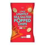 M&S lightly salted popped potato chips 6-pack, imported from the UK