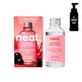 Neat body wash refill hibiscus and acai berry 50ml, imported from the UK