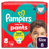 M&S Pampers Baby Dry Nappy Pants Size 8- Buy online at McGrocer