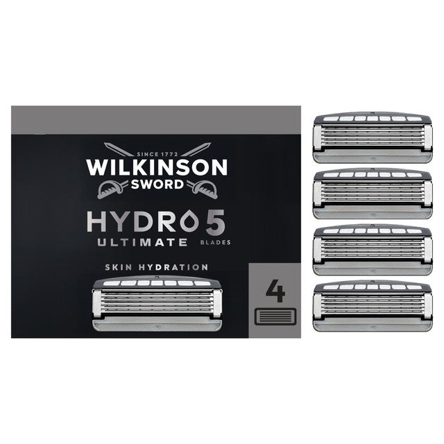 Wilkinson Sword Hydro 5 razor blades 4 pack (British brand)