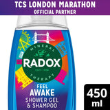 Radox Feel Awake Mood Boosting 2-in-1 Shower Gel & Shampoo 450ml