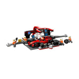 LEGO City F1 Pit Stop & Pit Crew with Ferrari Car 60443 building toy set, UK version