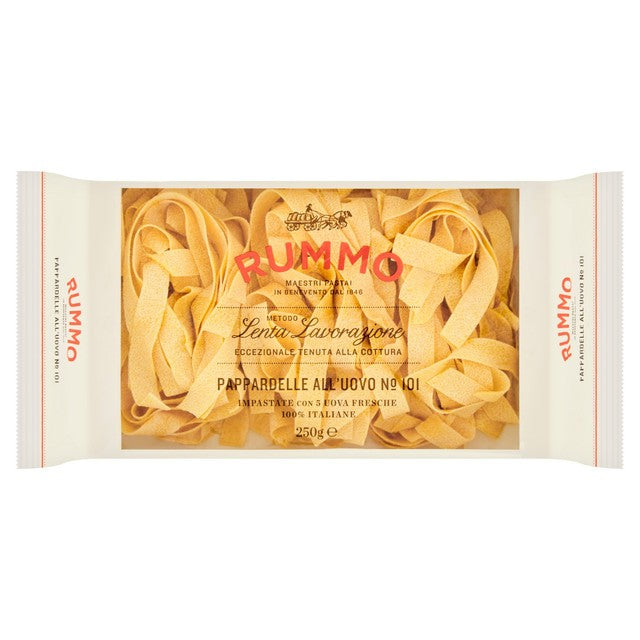 RUMMO Pappardelle All'Uovo egg pasta 250g, imported from the UK