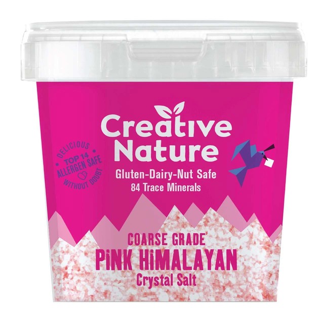 Creative Nature Coarse Pink Himalayan Crystal Salt - British product