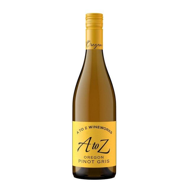 A to Z Pinot Gris white wine 75cl - British product