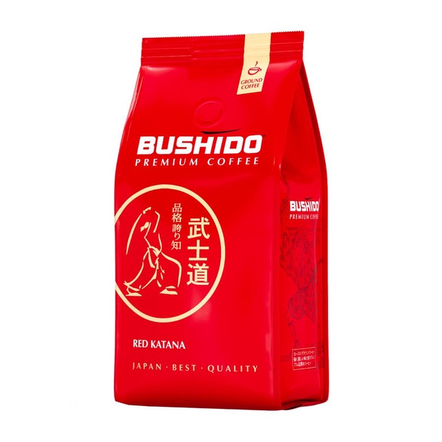 Bushido Red Katana ground coffee 227g - British product