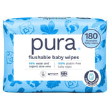 M&S Plastic-Free Flushable Baby Wipes 3x60 Pack- Buy online at McGrocer