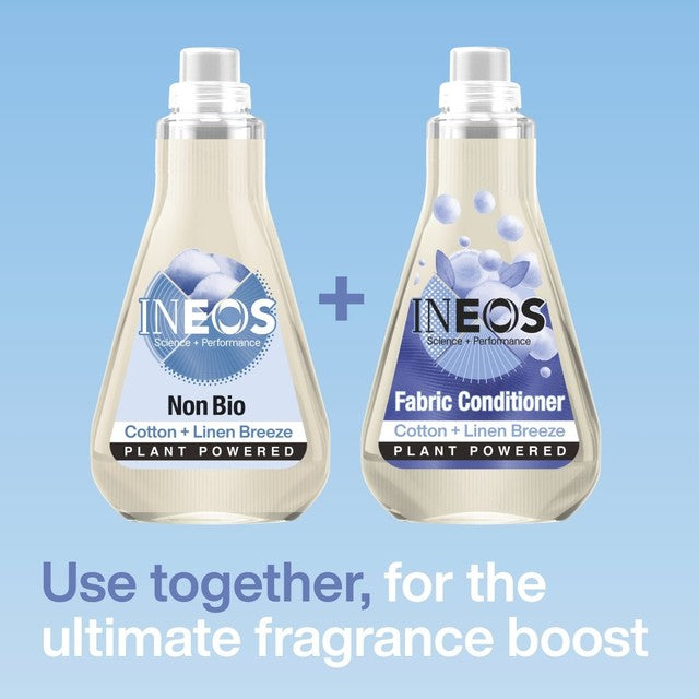 INEOS Non Bio Laundry Liquid Cotton + Linen Breeze 33 washes, UK version