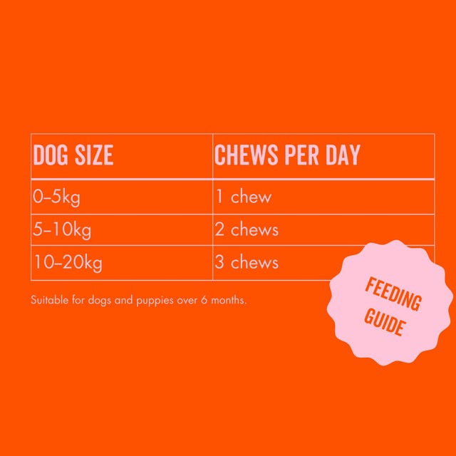 Marleybones joint supplement chew for dogs, imported from the UK