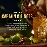 Captain Morgan Original Spiced Gold rum drink, imported from the UK