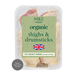 Cuisses et pilons de poulet bio fermier M&S 680 g