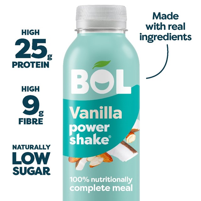 BOL vanilla power shake 410g - British product