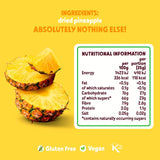 Urban Fruit dried pineapple snack 35g - British product