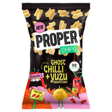 Properchips ghost chilli & yuzu chickpea chips 85g, imported from the UK