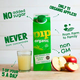 Pip Organic cloud apple juice 1L, imported from the UK