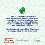 Regina Blitz Giant Kitchen Roll 260 Sheets, imported from the UK