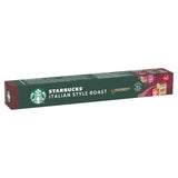 Starbucks Italian Roast coffee capsules 10 pods (British brand)