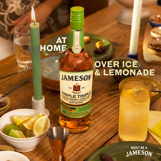 Jameson Triple Triple Irish whiskey 70cl, UK version