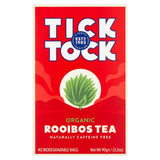 Tick Tock rooibos redbush tea bags 40 pack (British brand)