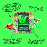 Wildfarmed seeded sliced bread 550g (British brand)