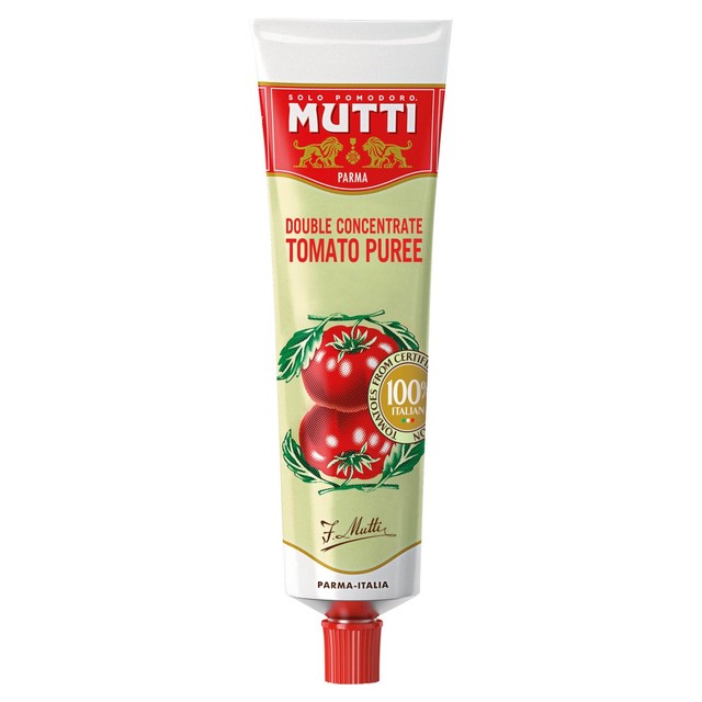 Mutti double concentrate Italian tomato puree 130g, imported from the UK
