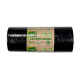 Addis degradable eco kitchen waste bin liners 30l - British product