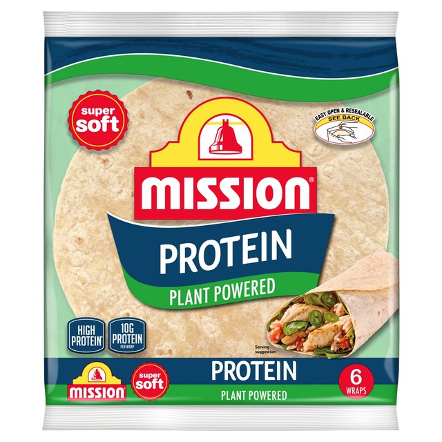 Mission protein tortilla wraps 6 pack - British product