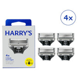 M&S Harry's Razor Blade Refills German Shaving Blades 4 Pack- Buy online at McGrocer
