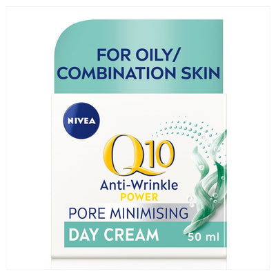 M&S Nivea Q10 Anti-rynke Pores Refining Dagkrem SPF15 50ml- Kjøp online hos McGrocer