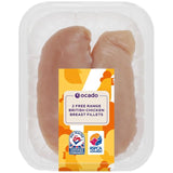 Ocado 2 filetes de pechuga de pollo británico de corral 320 g