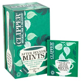 Clipper after dinner mints organic double mint & fennel infusion herbal tea bags 20 tea bags - British product