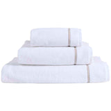 M&S M&S X Kelly Hoppen Beretta Stitch Bath Towel Taupe 70x130cm- Buy online at McGrocer