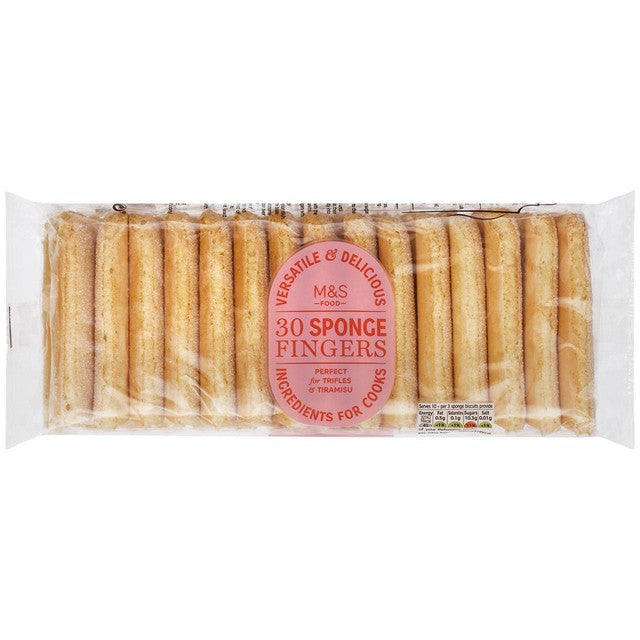 M&S sponge fingers 200g, imported from the UK