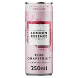 The London Essence Co Pink Grapefruit Crafted Soda Premium Soft Drink 250ml