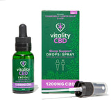 M&S Vitality CBD Sleep Support Oil 1200mg Citrus Flavour with Dual Applicator CBD Oil 30ml- Buy online at McGrocer