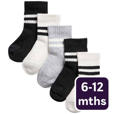 M&S M&S Unisex Cotton Baby Socks 6-12 Months- Buy online at McGrocer