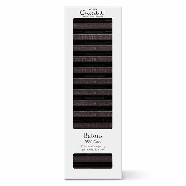 Hotel Chocolat 85% dark chocolate batons 120g, UK version