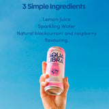 Aqua Libra raspberry blackcurrant water 4x330ml - British product