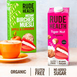 Rude Health organic tiger nut drink longlife 1L, imported from the UK