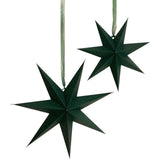 M&S M&S Green Printed Paper Star Christmas Decorations- Buy online at McGrocer