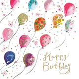 Woodmansterne pink magical birthday card 16.7x16.6cm, imported from the UK