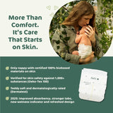 Naty BioEmbrace nappies Size 2 (3-6kg), imported from the UK