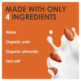 Rude Health organic almond oat drink longlife 1L, imported from the UK