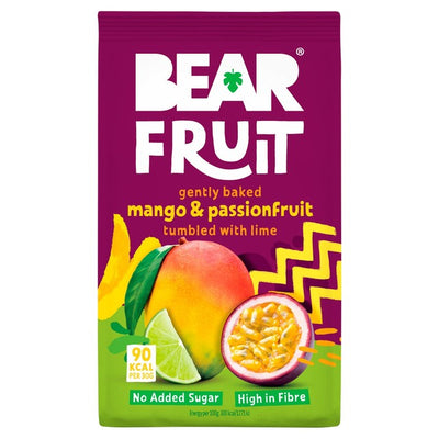 Urban Fruit Getrocknete Mango mit Maracuja & Limette Trockenfrüchte Snack 85g