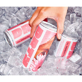 DRTY raspberry rose vodka seltzer 330ml can - British product