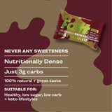 Fatt double chocolate ketogenic brownie 40g - British product